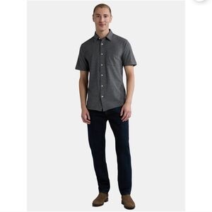 George Charcoal Button-Up Shirt